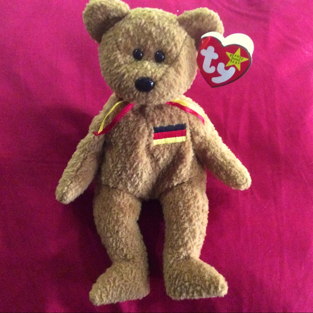 Ty Germania beanie baby bear MWMTS great condition
